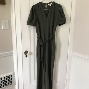 Dark green jumpsuit